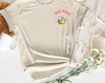 Bee Kind Shirt | Cute Graphic Tee, Teacher Gift