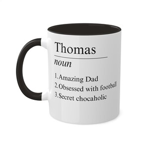 Custom Fathers Day Mug | Funny Gifts for Dad fathers day gifts for daddy | Noun Mug personalized for him | for him | for dad| new dad