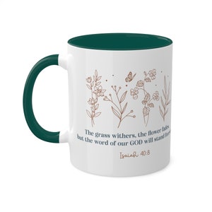 Christian Mug Gift | Gift for christian | Faith Gifts | church friendly gifts | Godly gifts for friends | Mom Dad christian Jesus loves