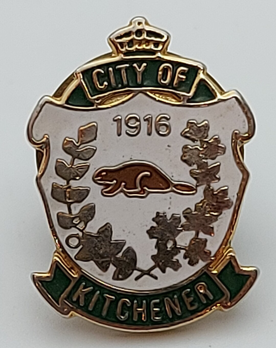 KITCHENER Canada Blason Coat of Arms Vintage Pin Badge Etsy