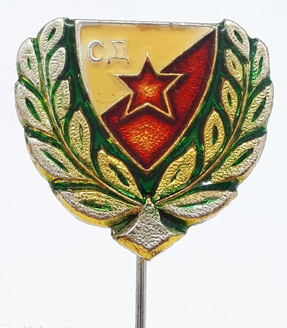 FK RADNICKI Pirot (Serbia) Yugoslavia football club, vintage pin, Badge !