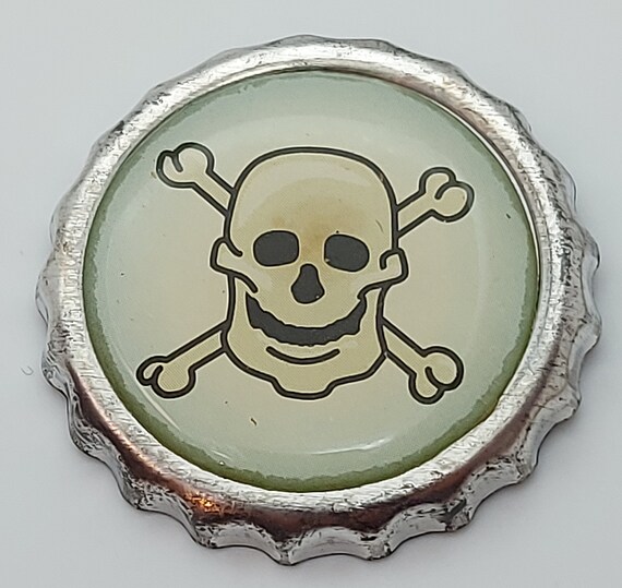 PUNK - corpse head, punk pin, punk badge Bottle Ca
