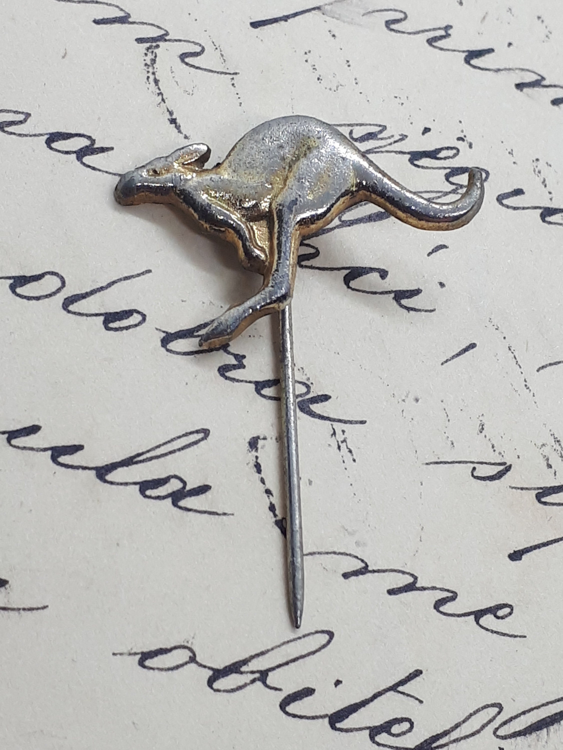 Kangaroo Kanguru Kangourou Australian Animal Old Pin Etsy UK