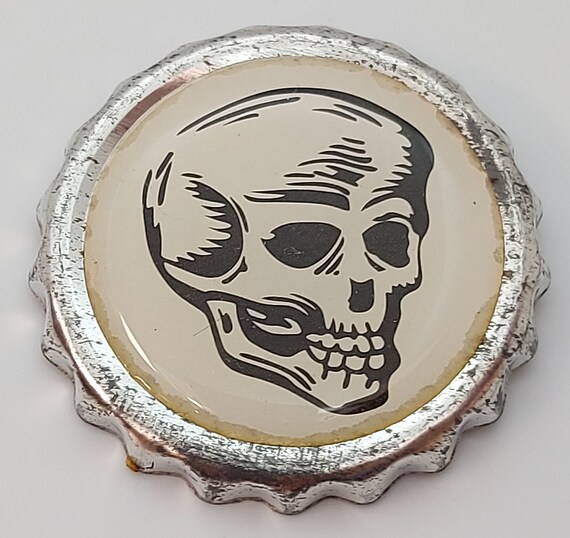 PUNK - corpse head, punk pin, punk badge Bottle Ca