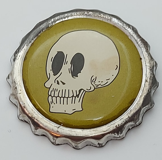 PUNK - corpse head, punk pin, punk badge Bottle Ca