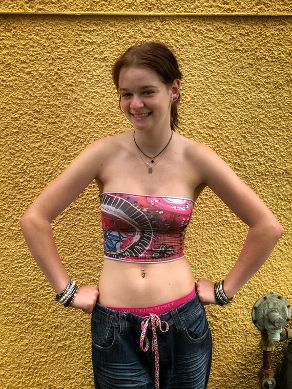 Bandeau Tube Top Wide Headband Neck Scarf Face Cover | Etsy