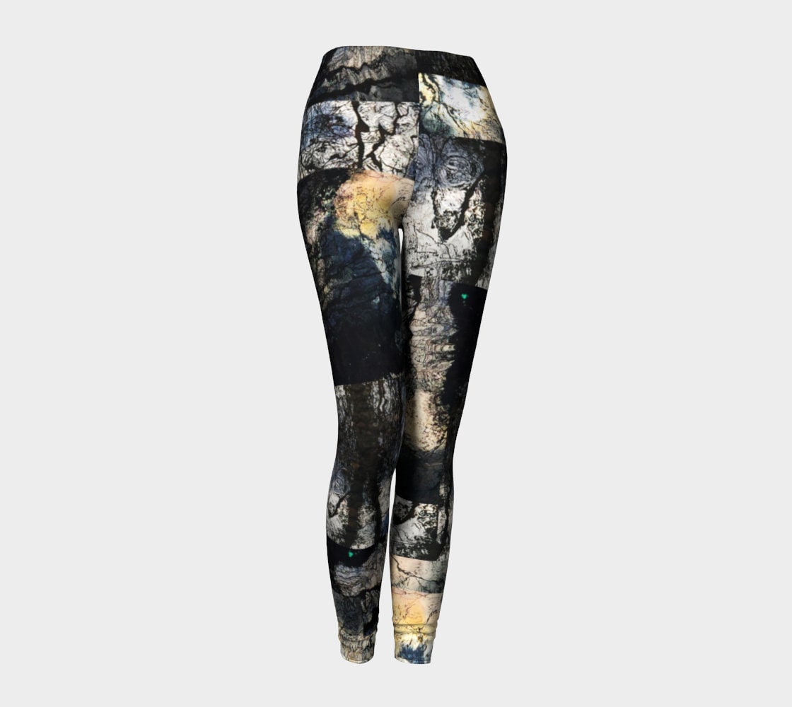 Ankle Length Leggings Black Tree 