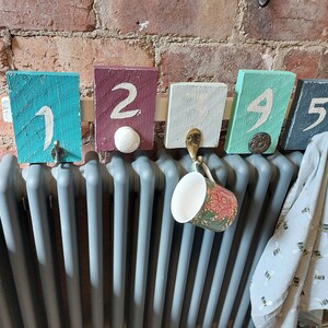 Handmålade, snygga krokar för badrum, kök, sovrum, verktyg, rockar, kökshanddukar, koppar, multifunktionella