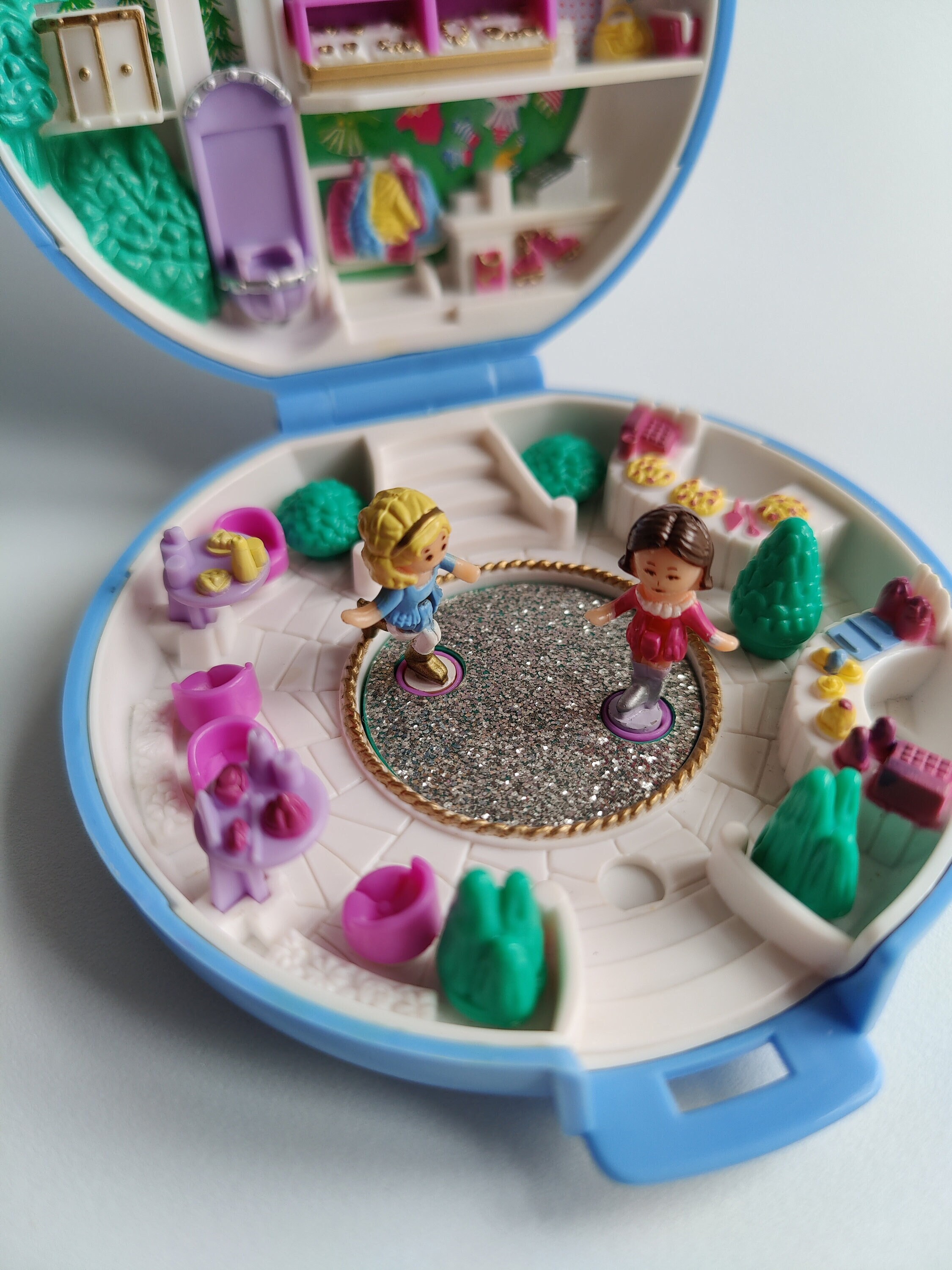 Polly Pocket Bluebird – Patinoire Skating Party De 1989 – Complet Et En état !