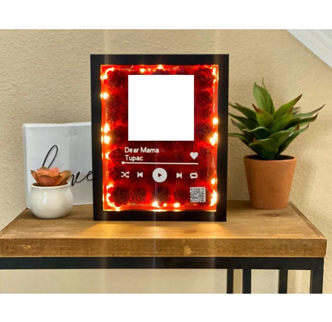 Lightup Shadow Box Personalized Shadow Box with Lights Etsy