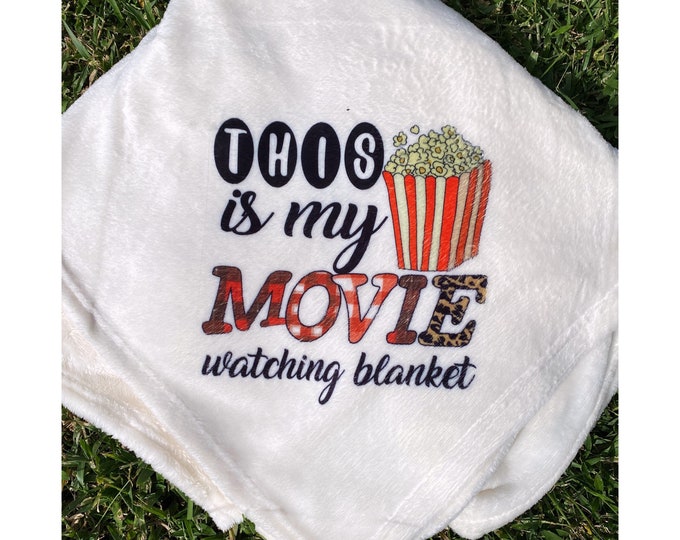 Movie Watching Blanket, This is My Movie Watching Blanket, Movie