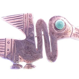 Graziella Laffi Peru Peruvian Sterling Silver 925 Fine Brooch