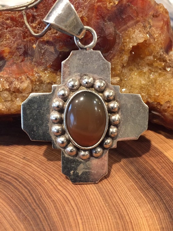Vintage Mexico Sterling Silver 925 Hand Crafted SW Style Beaded 