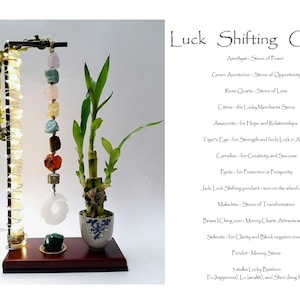 3 pcs Lucky Bamboo & Crystal Prosperity Lucky Charm with LED Lights. Turn on Your Power of Luck. Brings Good Vibes and Good Fortune to 2022