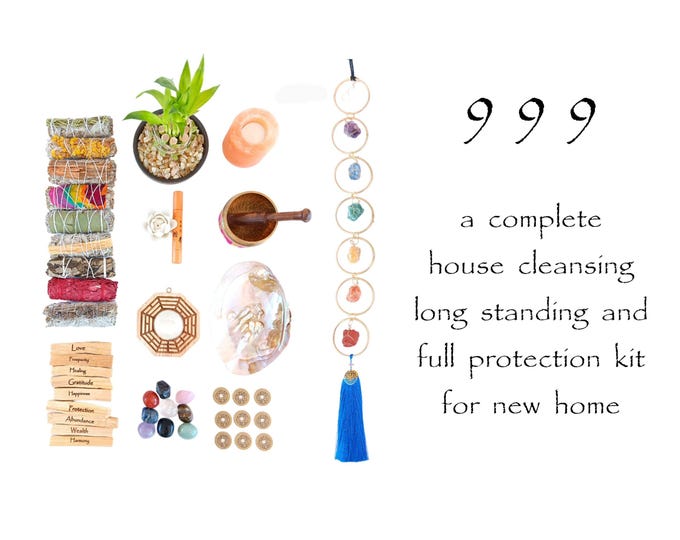 999 - Complete House Cleansing, Long Standing and Powerful Protection 45 pcs Spiritual Tool Box Gift set for Your New Home. A WOW surprise!