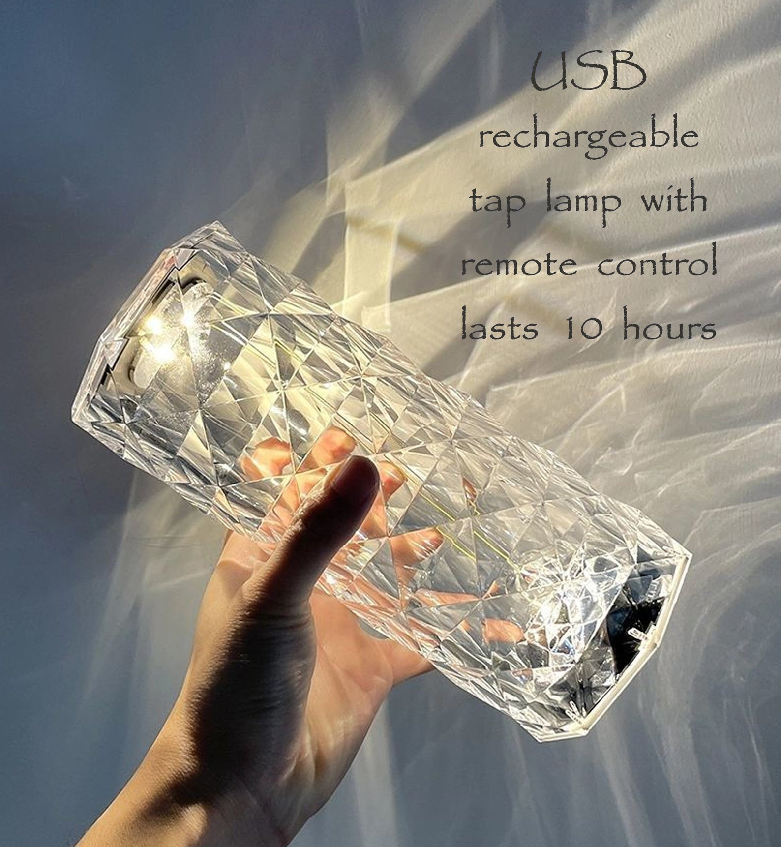 Love & Light Dimmable Tap Lamp LED Night Light With Etsy