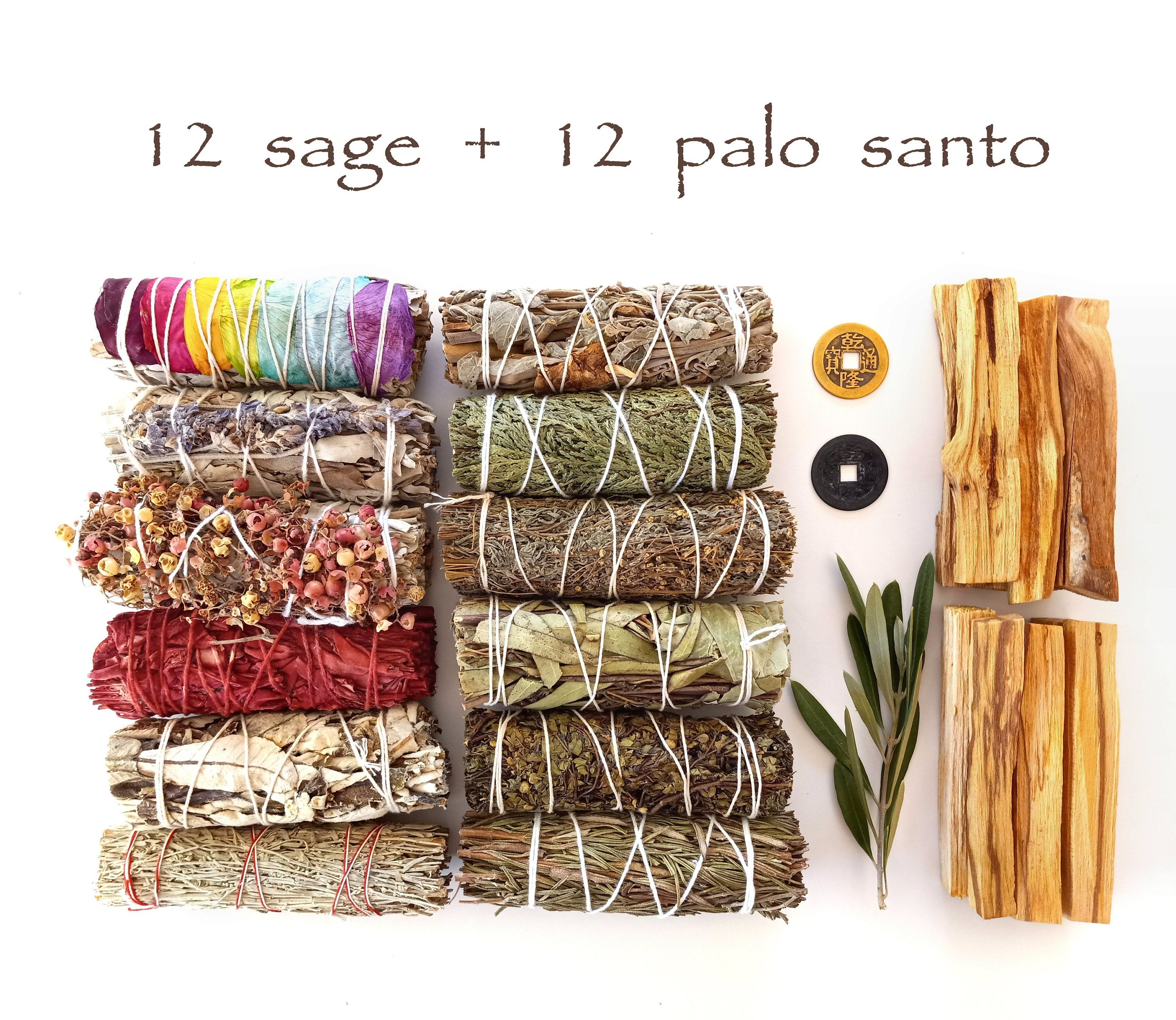 SAGE AND PALO SANTO STICK PROTECTION SET