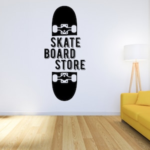 Skateboard Wall Decal Skate Decal Sport Decal Skateboard Wall Art Skate Wall Decal Skate Amazing Jump Wall Decal Skateboarder Decal KD0113