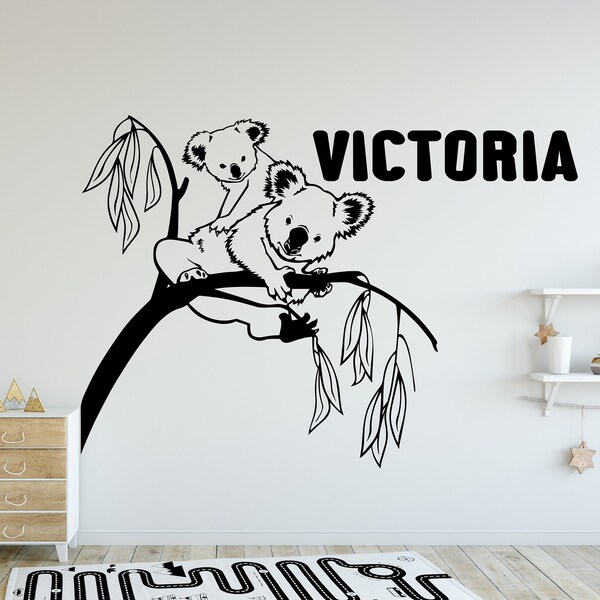 Koala Decal Etsy