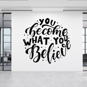 Vinilo decorativo con frase motivacional para oficina, vinilo decorativo para oficina, decoración de oficina, letras de vinilo, vinilo para ventana OF0060
