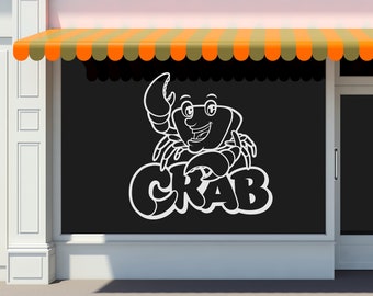 Seafood Wall Decal Fish Shop Decal Seafood Lovers Wall Decal Best ...