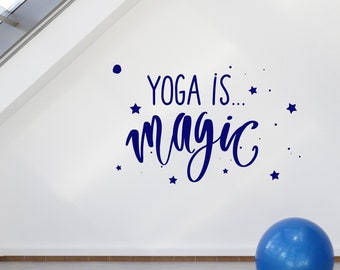 Yoga Decal Meditaton Decal Yoga Wall Art Yoga Decor Namaste Sticker Wall Decor Yoga Motivation Decal StickerNamaste Vinyl Decal YG0047