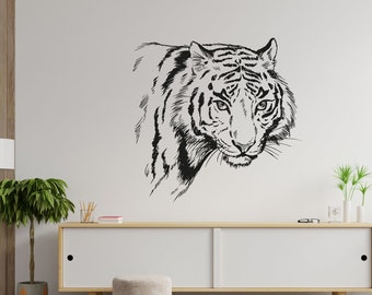 Angry White Tiger Etsy