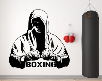 Boxing Wall Decal Gym Wall Decor Sport Motivation Workout Wall Art Fitness Motivation Wall Decal Gym Wall Art Gym Boxing Decal BOX0010