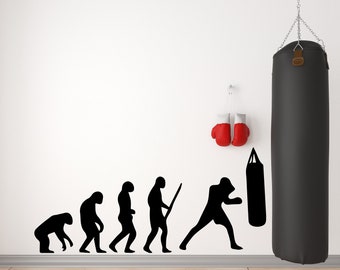 Boxing Wall Decal Gym Wall Decor Sport Motivation Workout Wall Art Fitness Motivation Wall Decal Gym Wall Art Gym Boxing Decal BOX0011