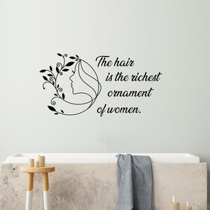 Adesivo de parede para salão de beleza, adesivo de parede estético, adesivo de parede para spa, decoração de parede com citações de beleza, arte de parede de beleza, adesivo de janela, letras de vinil BS0037