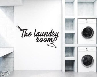 Laundry Room Wall Decal, Laundry Wall Sticker, Laundry Room Wall Decor, Laundry Signs,Laundry Vinyl Lettering, Window Sticker Laundry LD0031