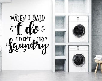 Laundry Room Wall Decal, Laundry Wall Sticker, Laundry Room Wall Decor, Laundry Signs,Laundry Vinyl Lettering, Window Sticker Laundry LD0033