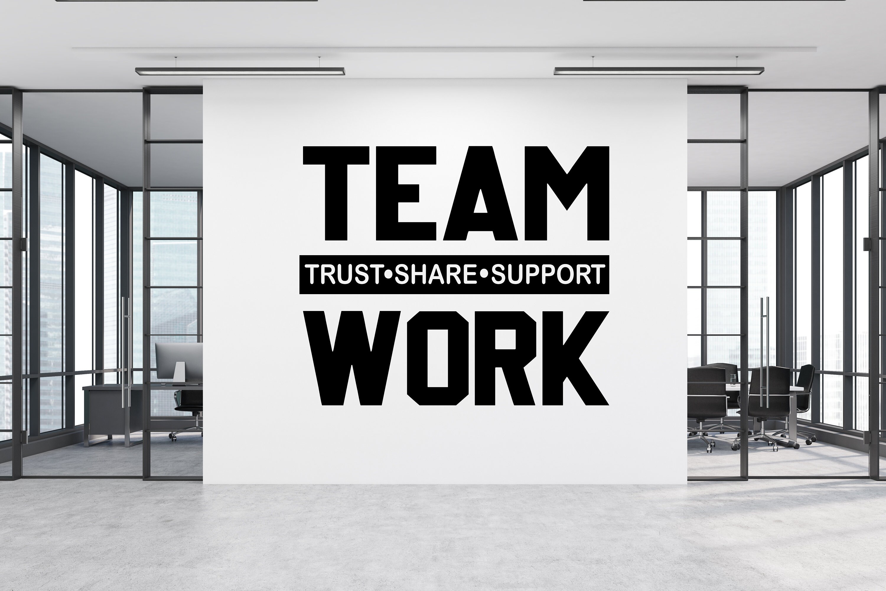 Office Wall Decal,teamwork Decal, Office Wall Art,office Decor,teamwork ...