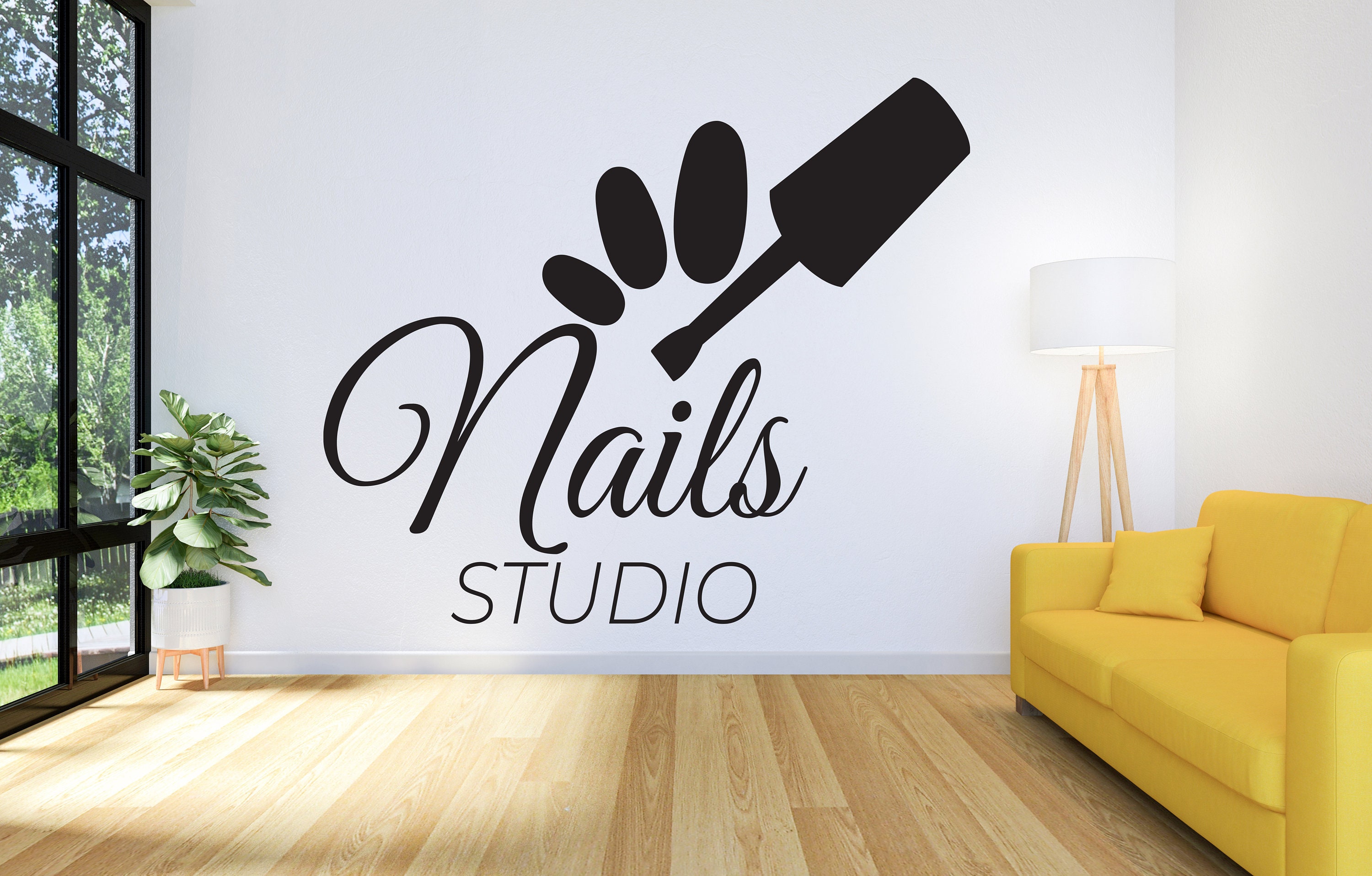 Amazon.com: UILMNIY Nail Salon Wall Decal Art Manicure Nail Studio Wall  Decor Sticker Your Nails say Everything About You Motivation Quote Wall  Mural Decoration AFN88 (Black) : Beauty & Personal Care