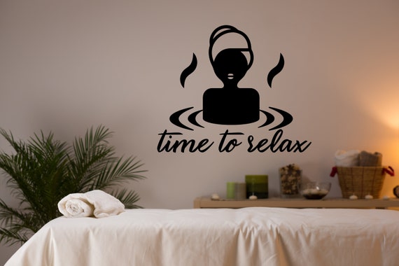 SPA Beauty Salon Wandtattoo – 56x67 Cm Roter Vinyl-Aufkleber Für Wellness-Bereich & Salons