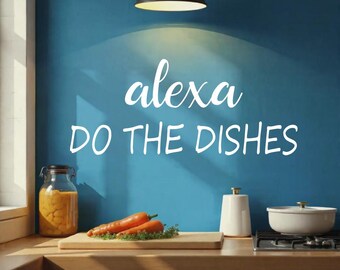 Personalized Kitchen Wall Decal – Custom “[Name] Do the Dishes” Sticker – Funny Dishwashing Vinyl for Home Decor Personalized Decal KIT0002