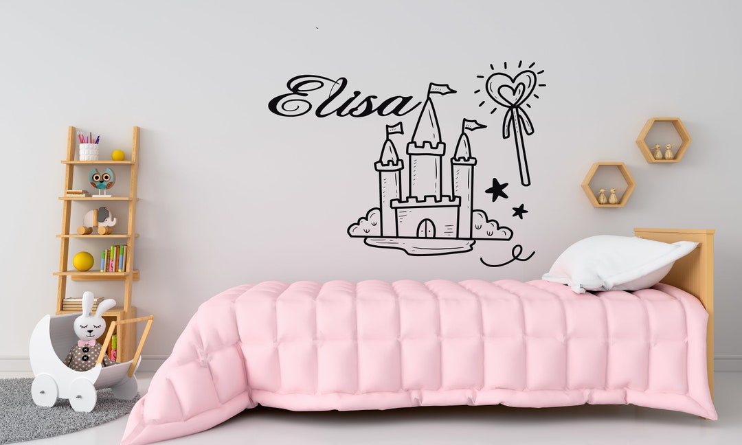 Personalized Princess Set Wall Decal,princess Room Wall Decor,magic ...