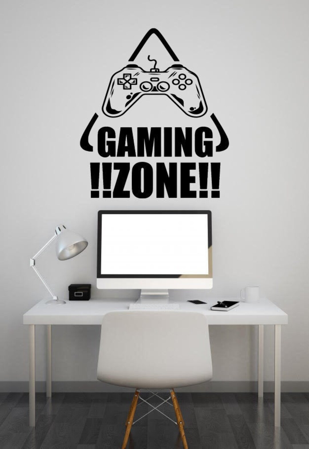  Vinyl Wall Decal Gaming Zone Gamer Phrase Chillout