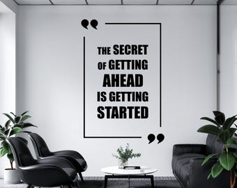Motivational Quote Wall Decal,Office Wall Decal,Office Wall Art,Office Wall Decor,Office Wall Sticker,Vinyl Letter,Window Sticker OFI0002