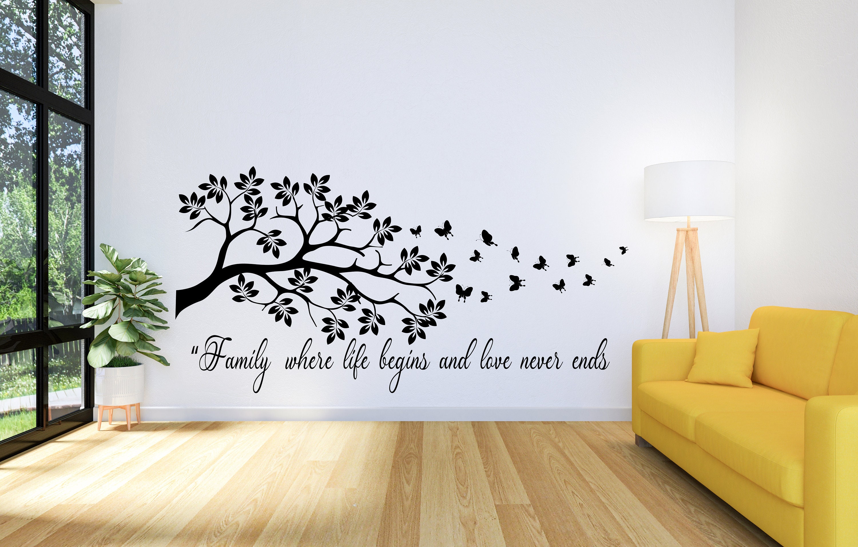 Family Wall Decal Love My Home Wall Art Family Love Wall Decal Family ...