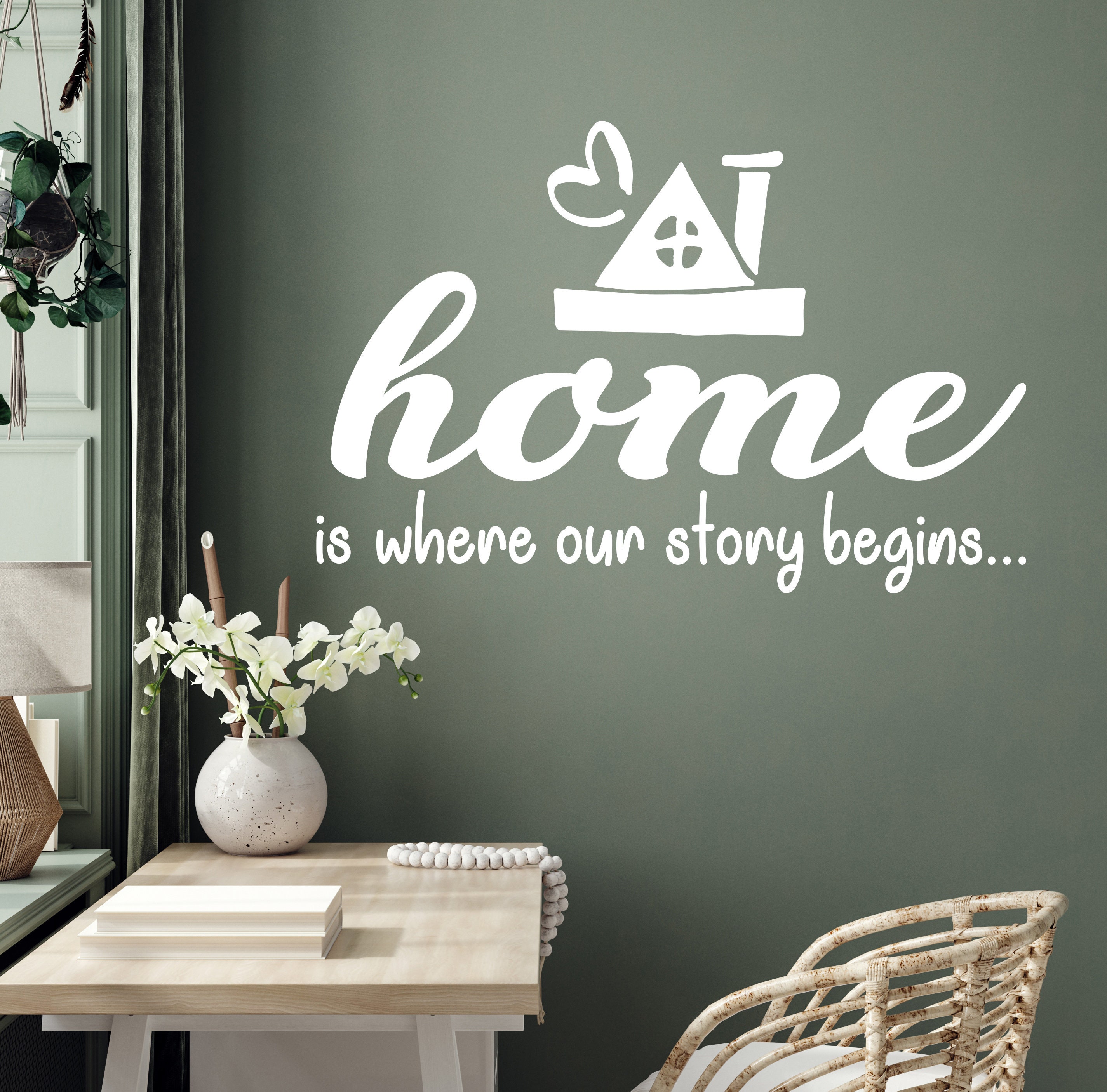 Home Wall Decal Family Quotes Wall Sticker Family Wall Art Etsy