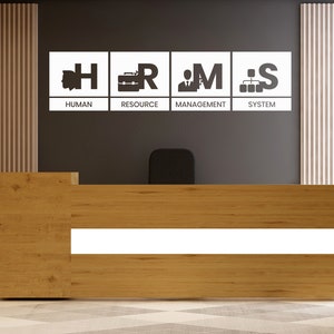 Calcomanía de pared para oficina, calcomanía de pared para recursos humanos, decoración de oficina, inspiración, cita de oficina, idea de motivación, arte de pared, calcomanía de recursos humanos OFC0129