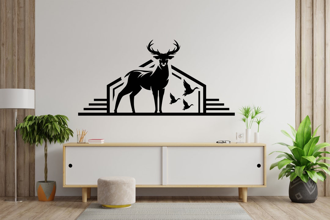 Deer Decal Animal Decal Amazing Decal Design Deer Wall Art Deer Animal ...