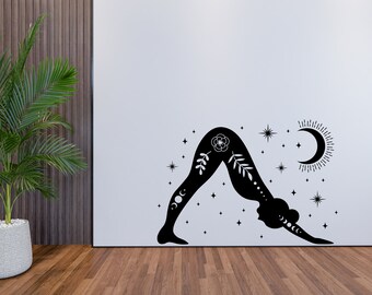Yoga Decal Meditaton Decal Yoga Wall Art Yoga Decor Namaste Sticker Wall Decor Yoga Motivation Decal StickerNamaste Vinyl Decal YGG0005