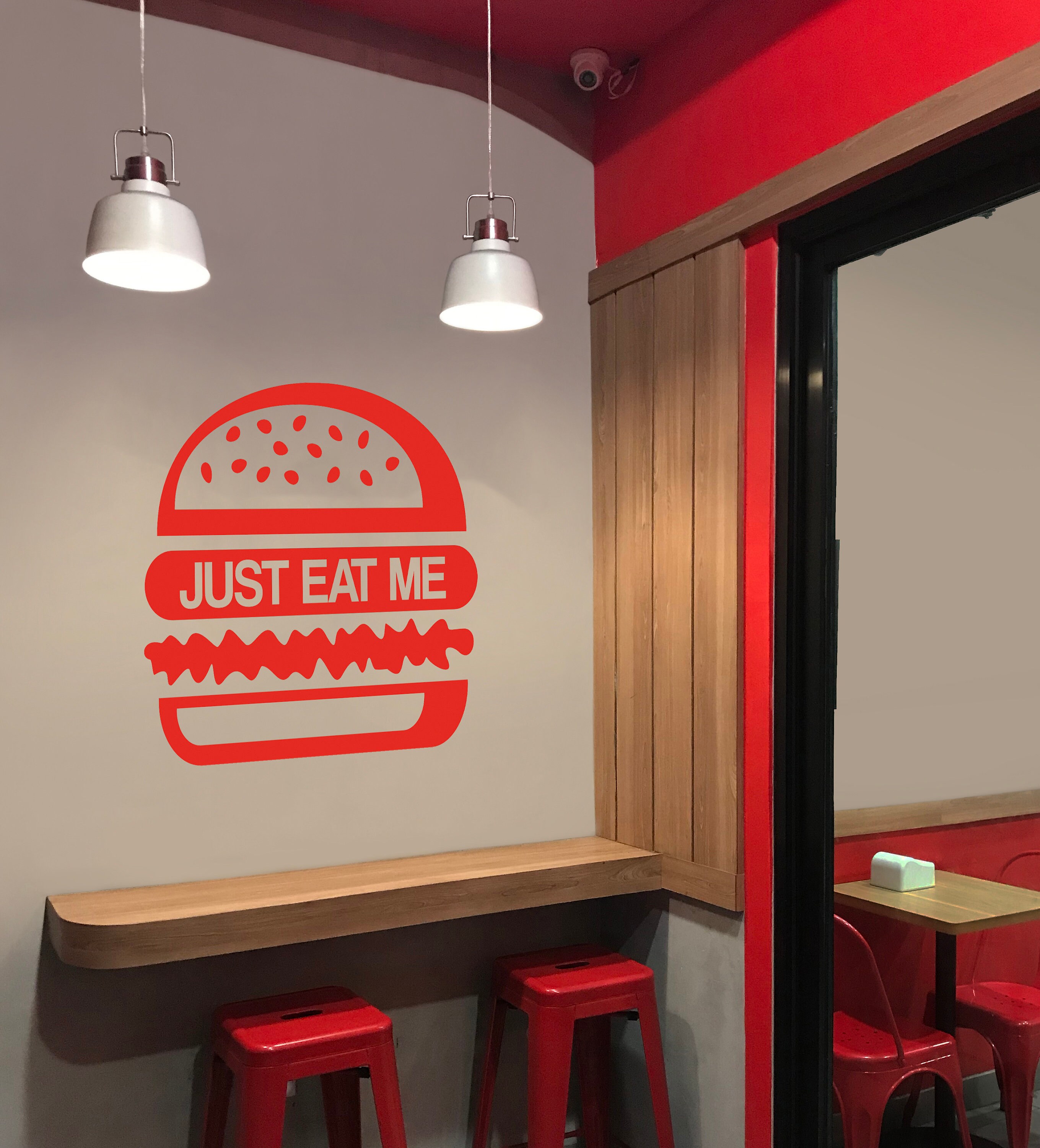 Larkverk Hot Burgers Fresh Hamburgers Ristorante Fast Food Targa in metallo vintage per casa, bar, ufficio, decorazione da parete per il bagno, 30,5 x 20,3 cm