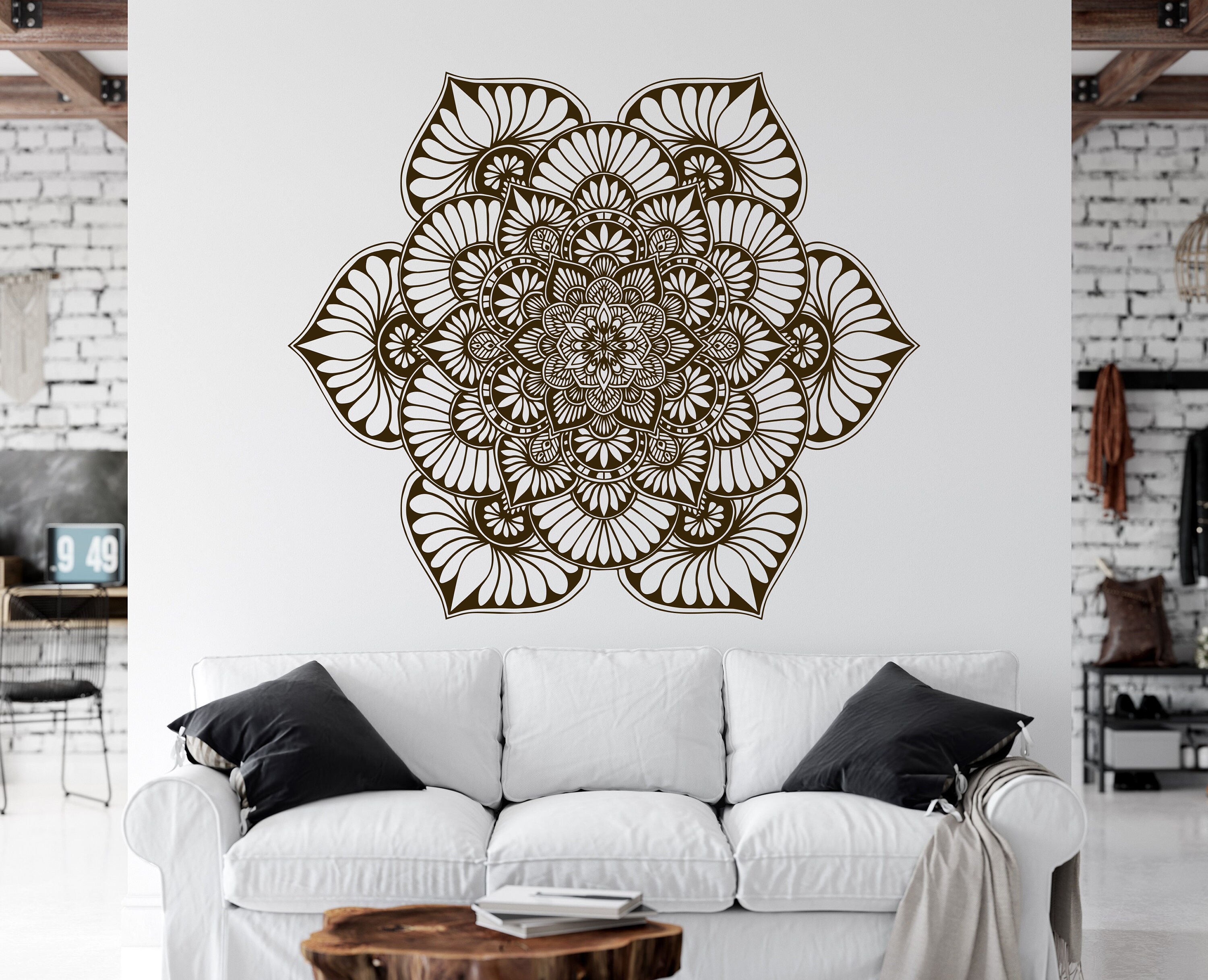 Mandala Wall Mandala Wall Art Wall Sticker Mandala - Australia