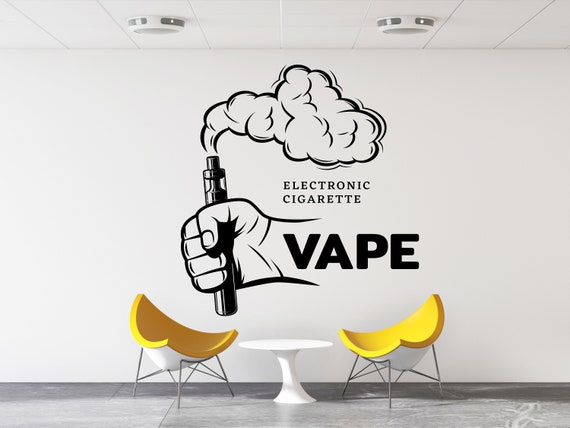 elfbar nachfüll pod läuft aus Vape Shop Decal ,window Sticker ,smoke Shop Decor, Vape Sticker, Vapor  Lounge Wall Sticker, Vape Store ,wall Art,e-liquid Wall Decal,vp0002