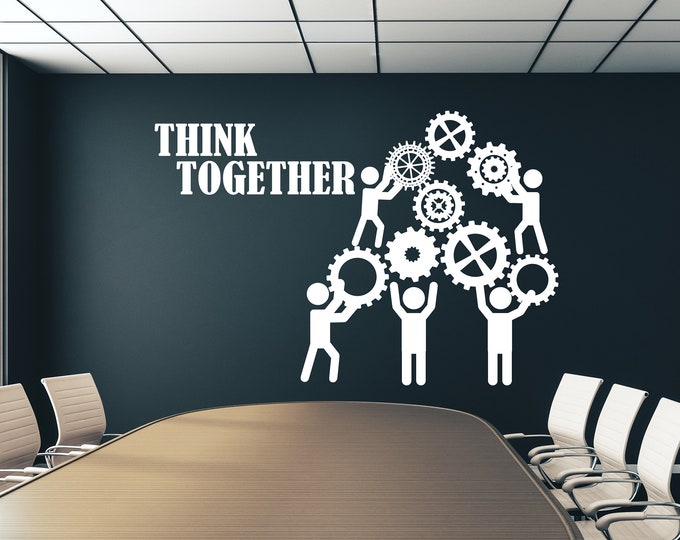 Office Wall Decal,teamwork Decal, Office Wall Art,office Decor,teamwork ...