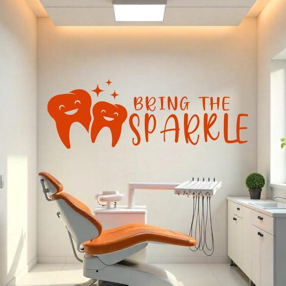 Happy Dental Tooth And Toothbrush Emoji Cartoon Vinyl Decal Sticker (4" Tall