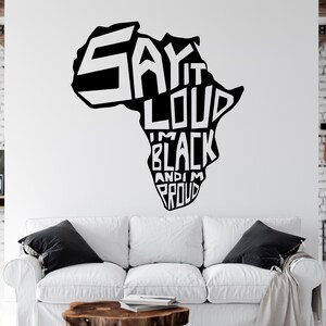 Landkarte Afrikanischer Wandaufkleber Afrika Wandaufkleber Afrika Wandtattoo Afrika Kontinent Wandaufkleber Arica Wand Kunst Vinyl Buchstabe Wohnkultur AFR0032